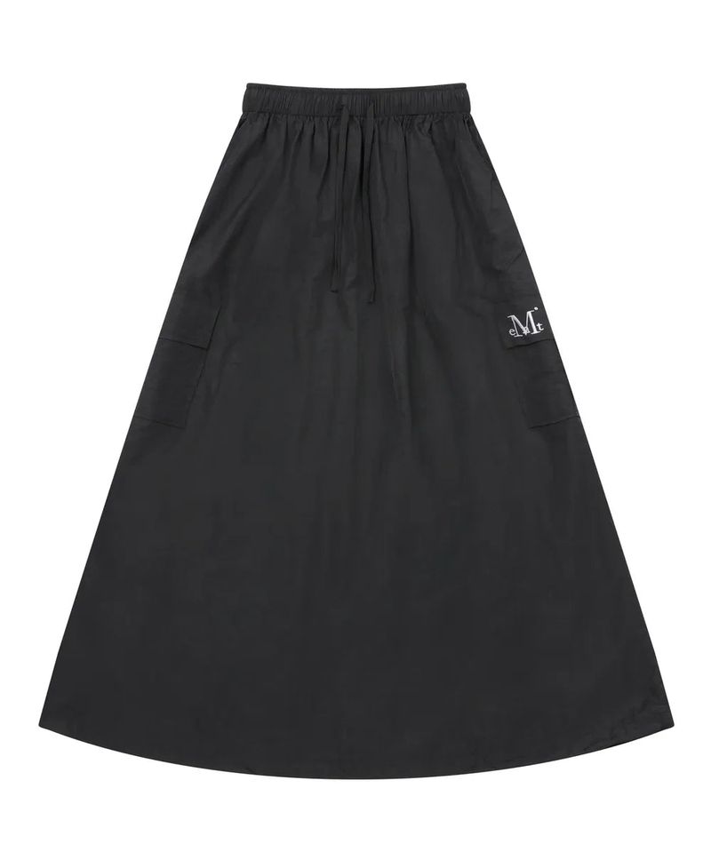 MUCENT（ムセント）の「AIRY CARGO BANDING LONG SKIRT (2Color)（Skirts）」