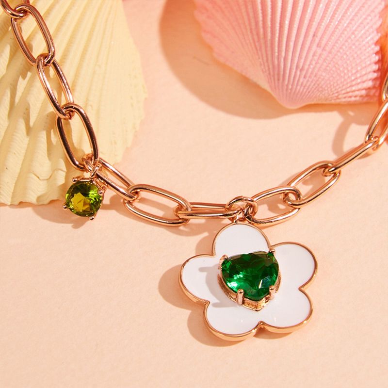 noonoofingers(ヌヌフィンガース)の「APPLEGREEN FLOWER NECKLACE(Accessories)」