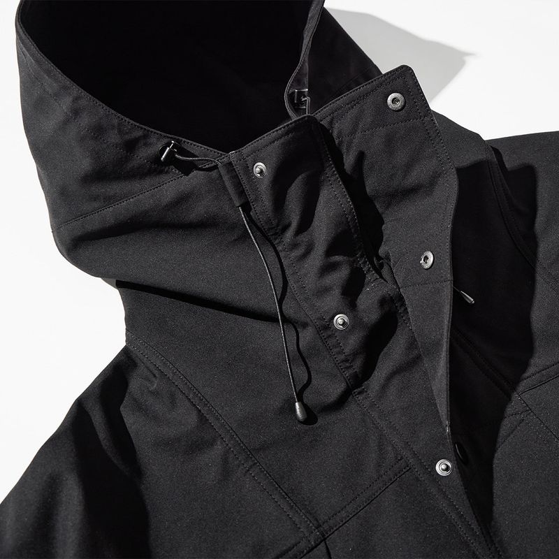 3 Layer Hard Shell Long-Jacket - BLACK
