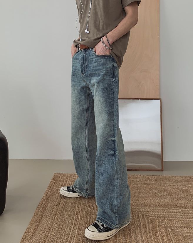 Wetley Brush Washed Bootcut Denim