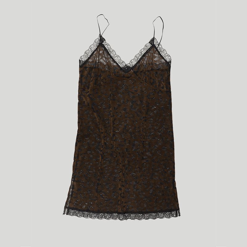 LEOPARD SLIP DRESS