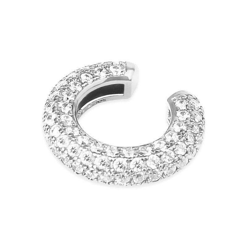 MACIER（マシール）の「[MONSTA X] [S925] Donut Ear cuffs (white,silver)（Accessories）」
