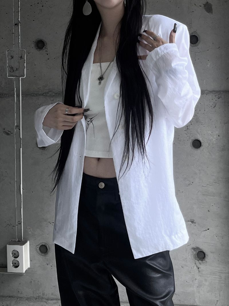 cliche wave anorak jacket (2color)