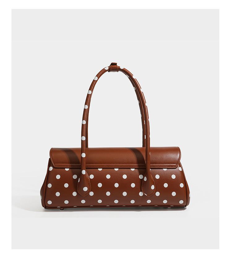 Star Keyring French Vintage Polka Dot Baguette Bag