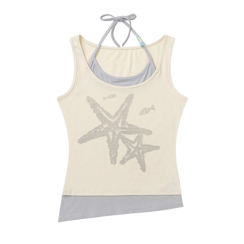 Cozy&Kitsch(コージーアンドキッチ)の「Lunelle Layered Halter Tank Top(Tops)」
