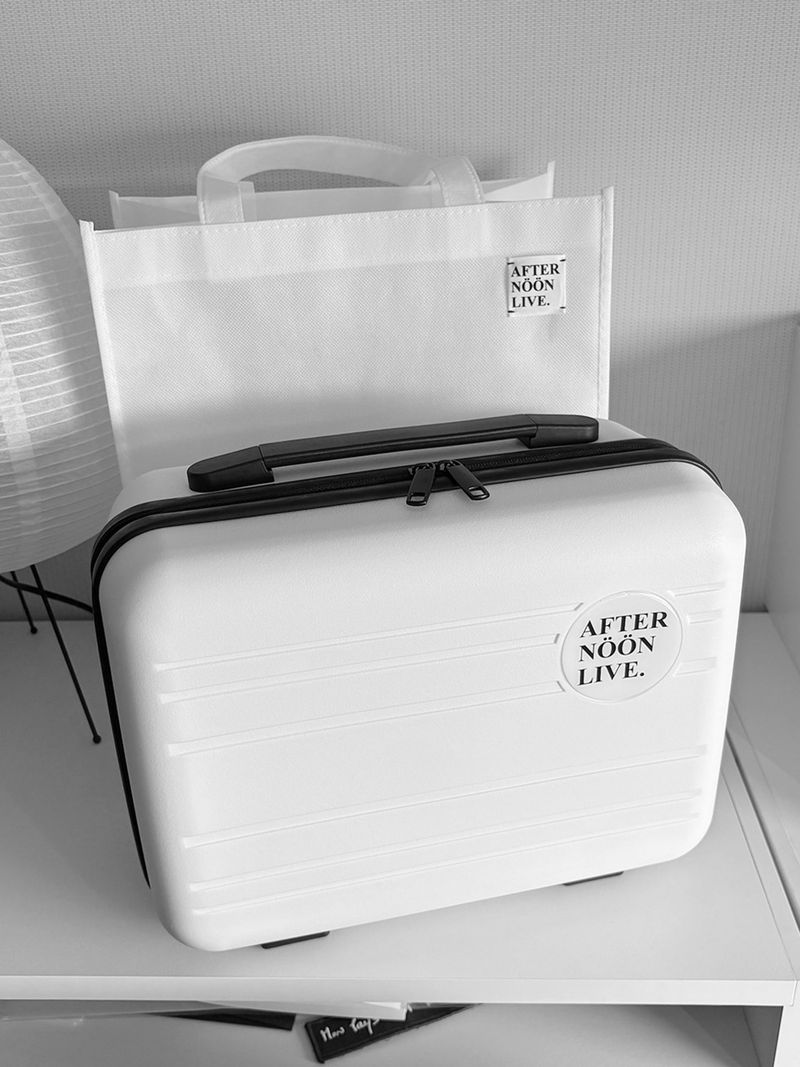 Afternoonlive mini carry-on suitcase (white)