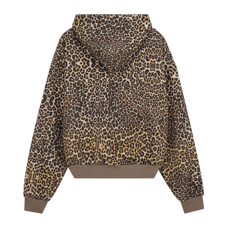 Milan Leopard Hoodie Zip-up