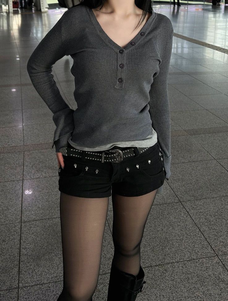 Tulip Slim Rib Inner Tee