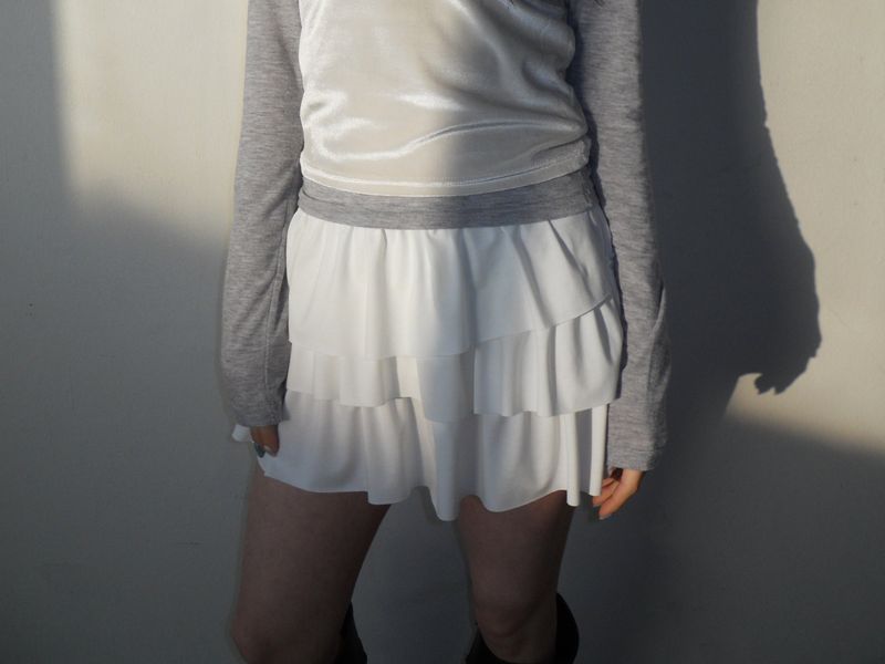 peony frill skirt