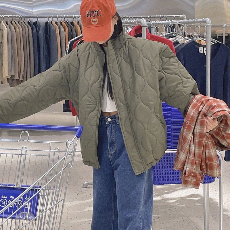 natural mind（ナチュラル マインド）の「Combo Quilting Jumper（Jackets/Outerwear）」