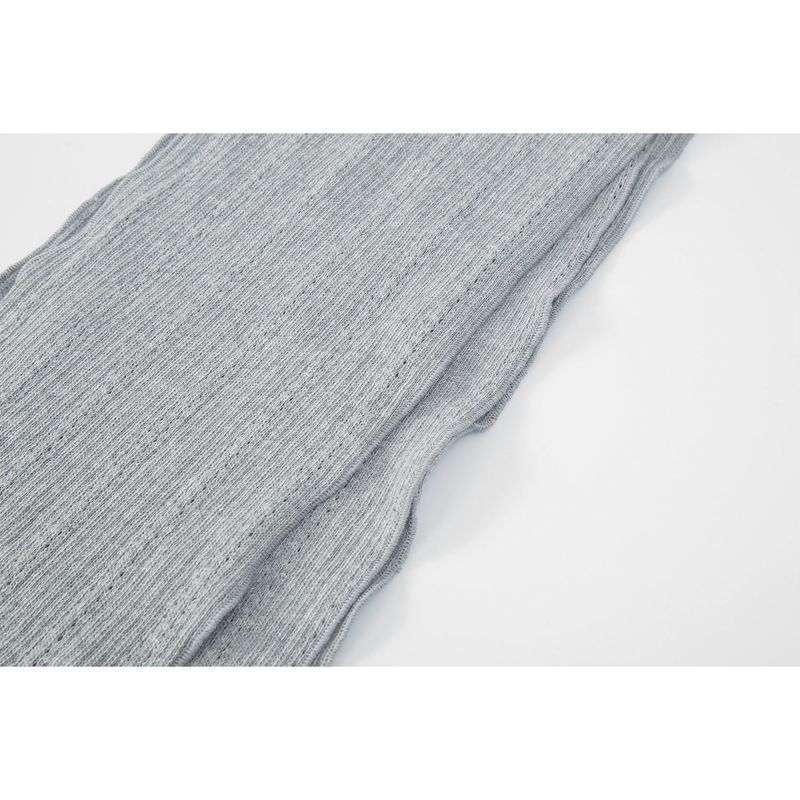 STITCH SLIM MUFFLER-GRAY