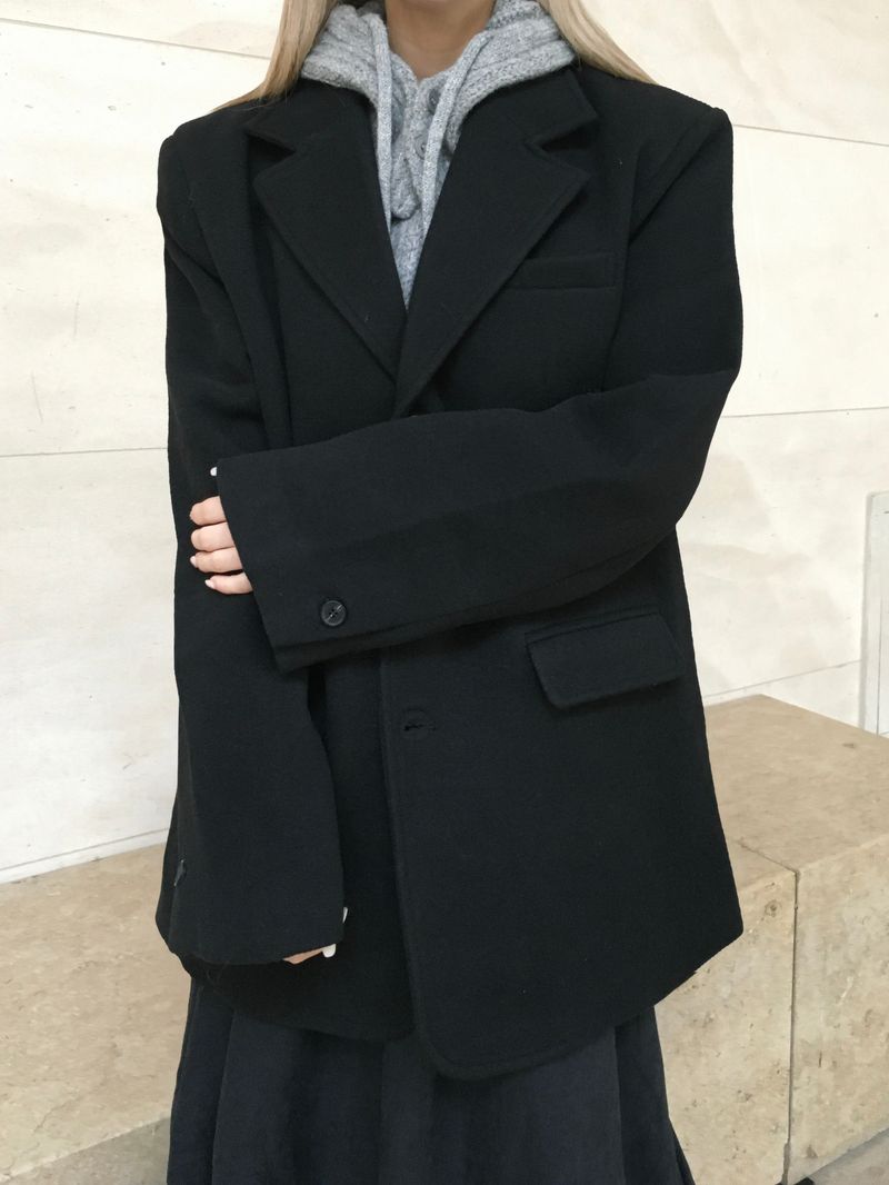 Blanc Winter Overfit Blazer (3c)