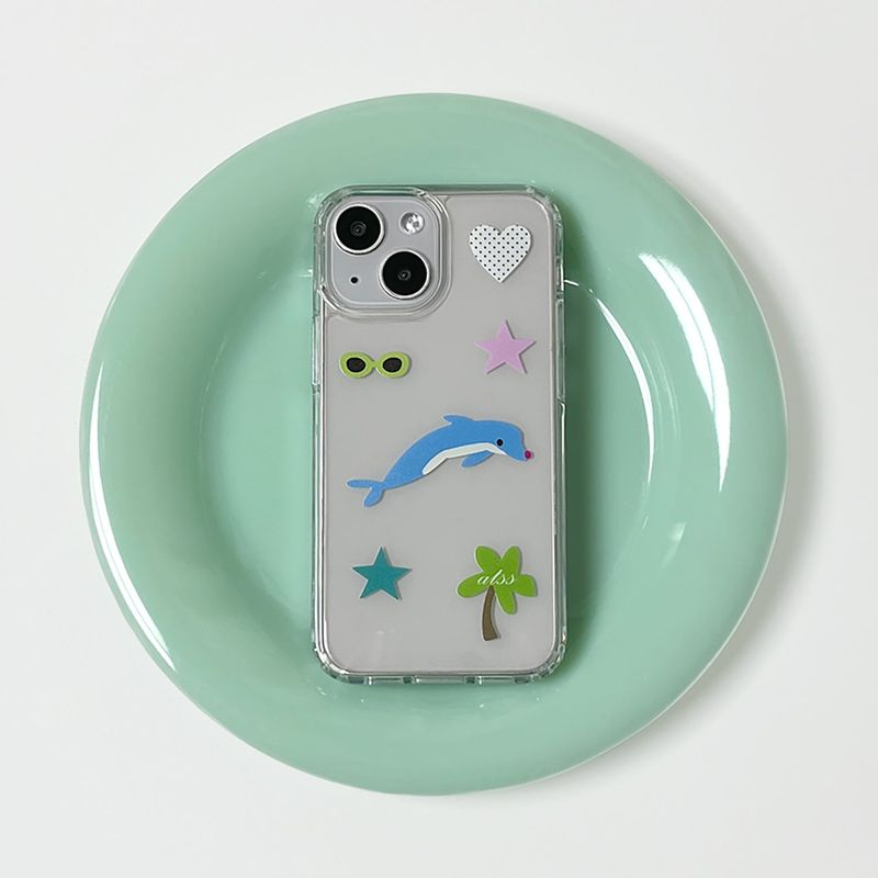allthesamestudio（オールザセイムスタジオ）の「dolphin gel hard case（Smartphone Accessories）」