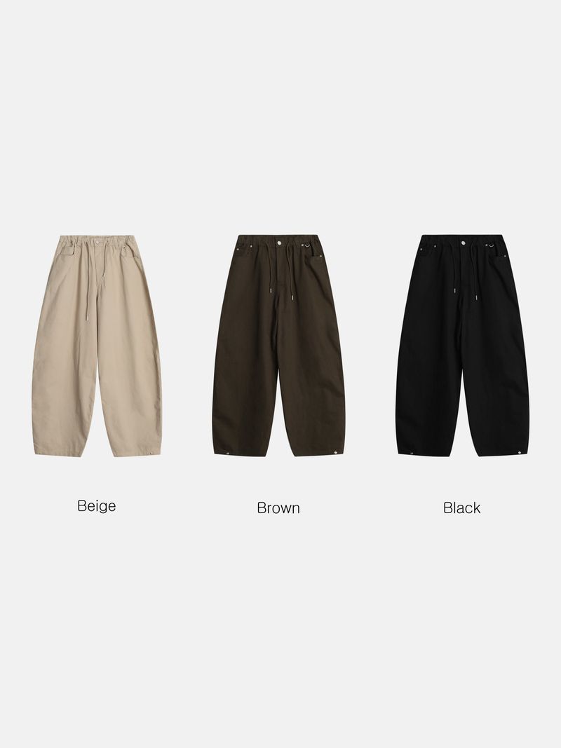 GT Curved Snap Balloon Pants (3 colors)