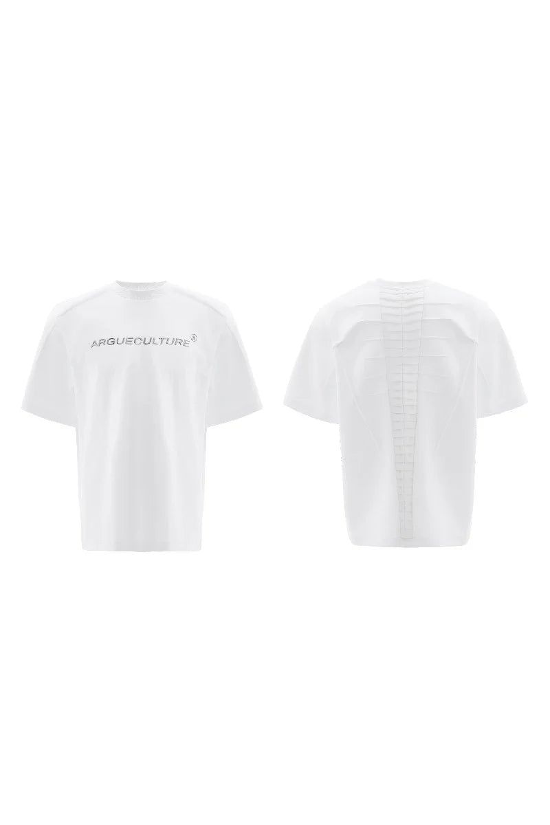 Spine Pleated Heavyweight Tee
