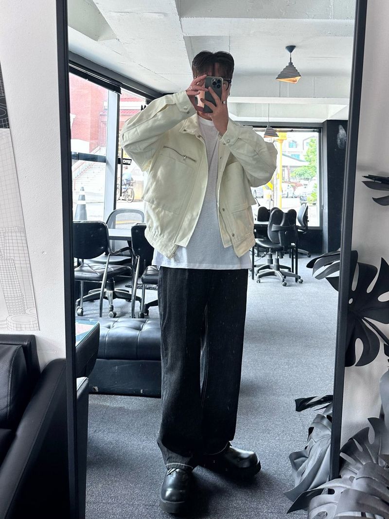 ninty percent two way zipper jacket