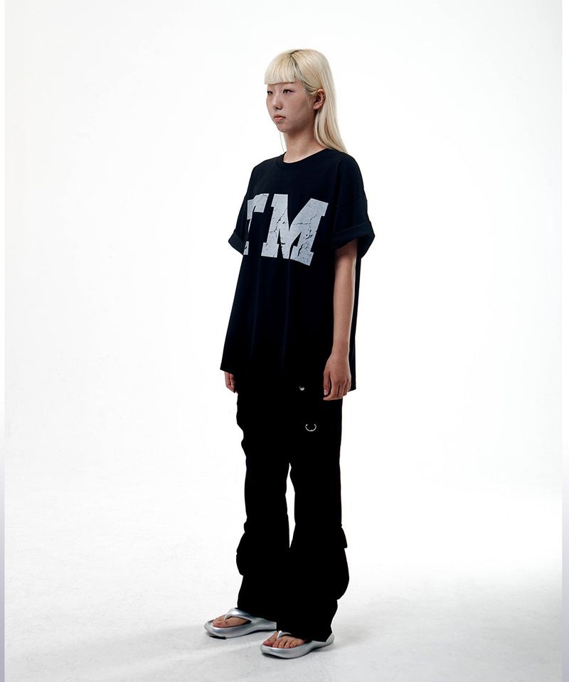 TM CRACK TSHIRT-BLACK