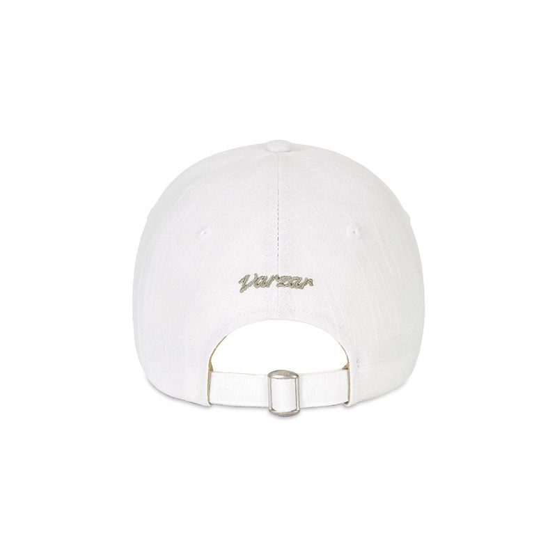 Flow VZ Leather Patch Ball Cap White