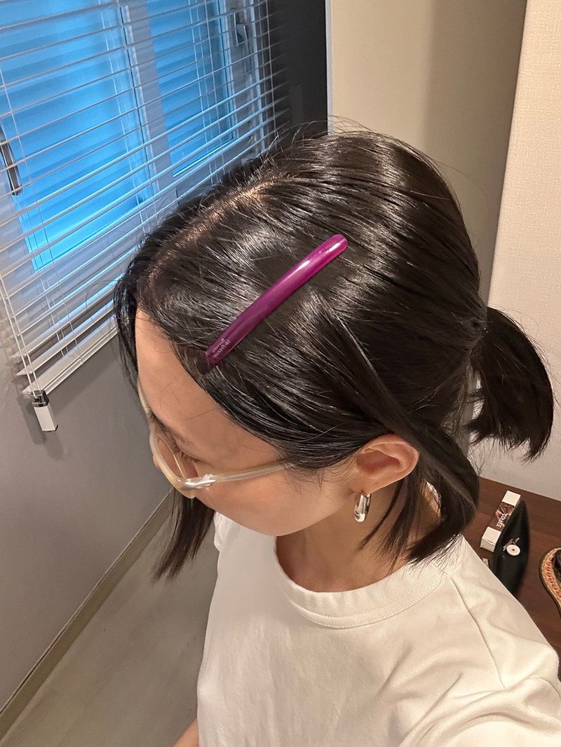 Curve bar hair pin (12color)