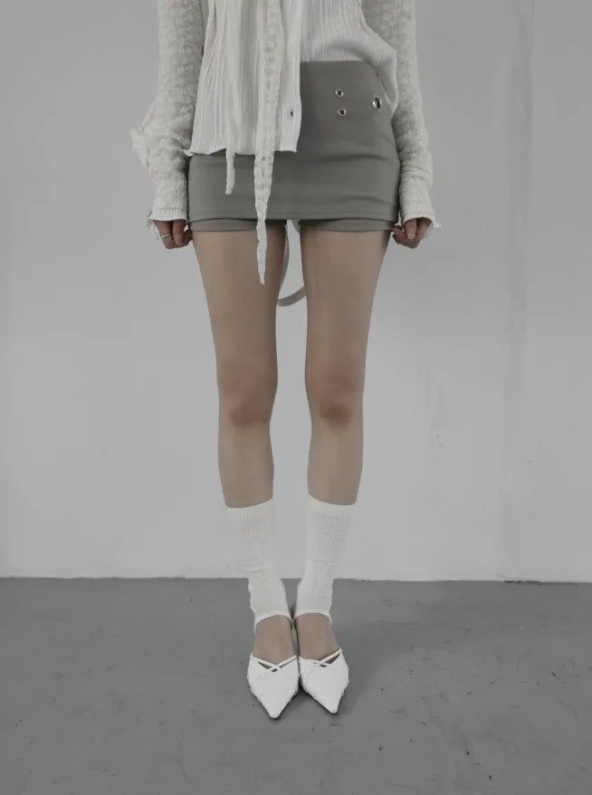mnem（ムネム）の「Noi Eyelet Skirt Pants（Pants）」