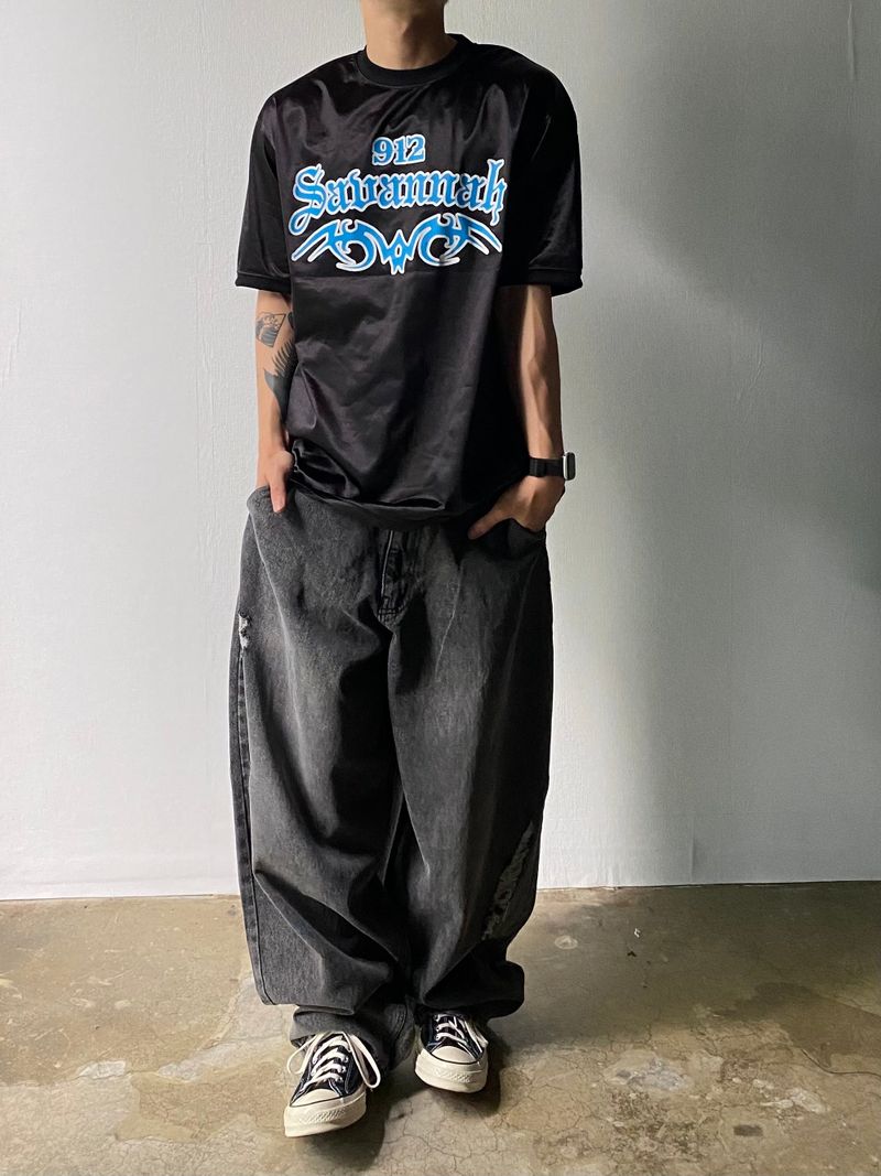 Snow This' Balloon Denim Pants 2C