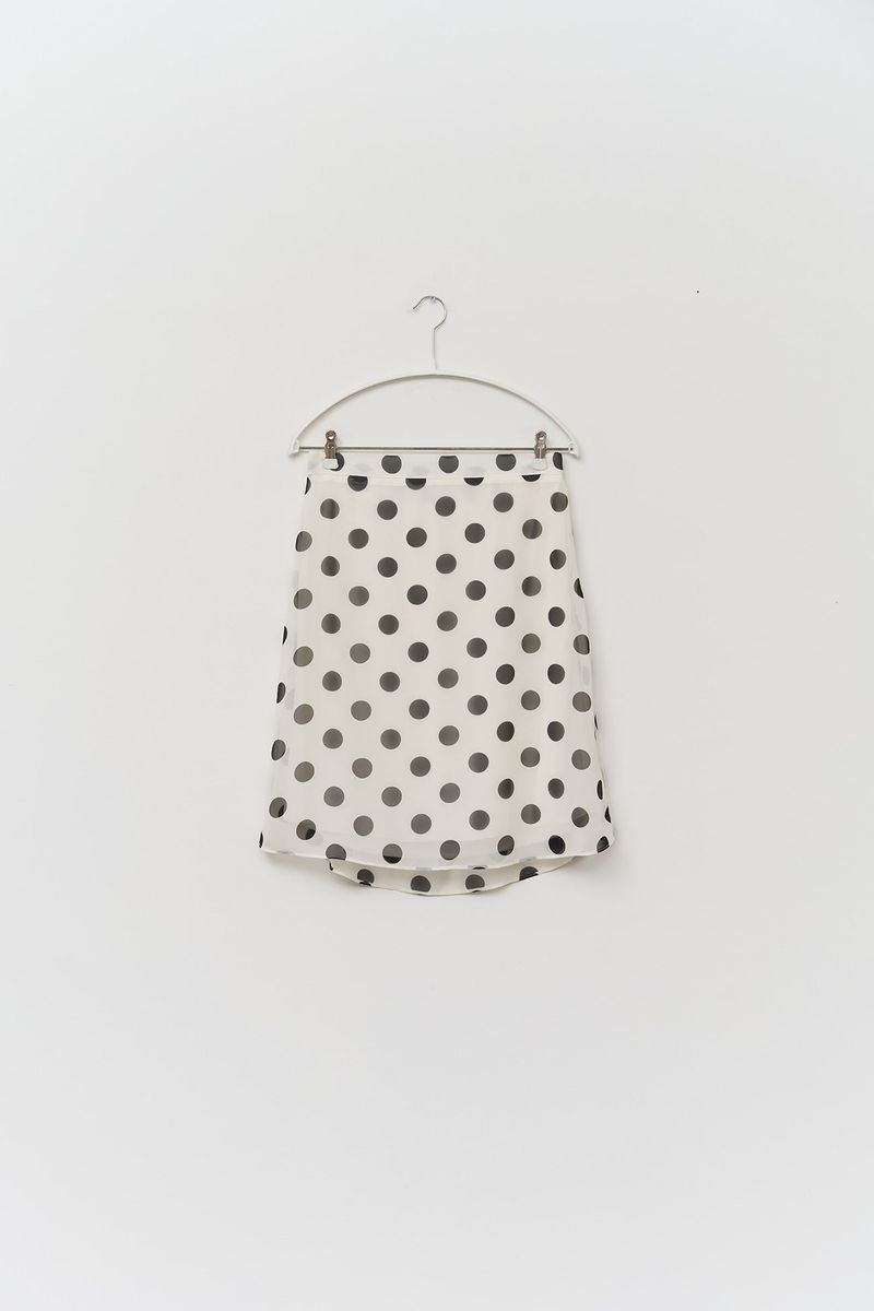 (W) Cora Dot Chiffon Skirt