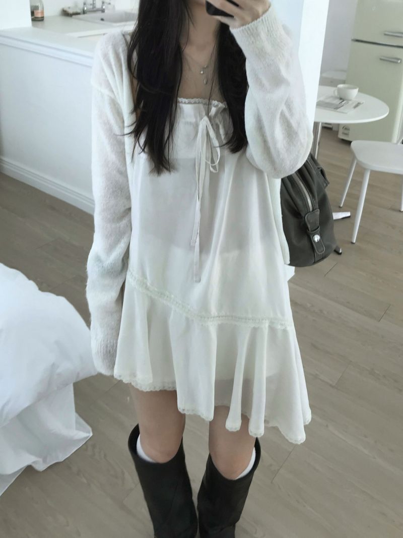 Reed Mohair Cardigan (2 colors)