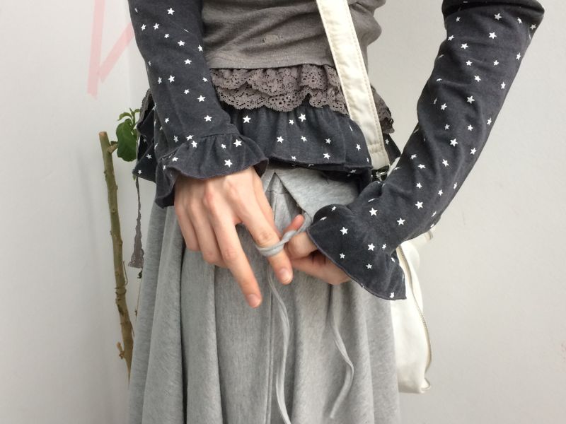 flared ribbon skirt