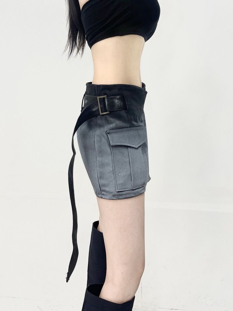 1030. Gradation wrap belt mini sk (2color)