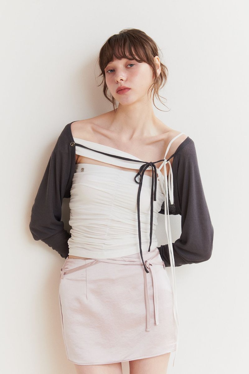 FAIRY HALTER TOP white