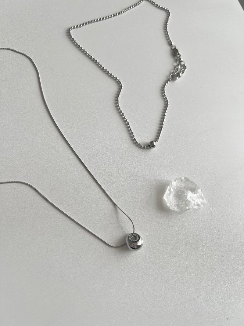 ddo vertical bold donut coin two way long layered necklace