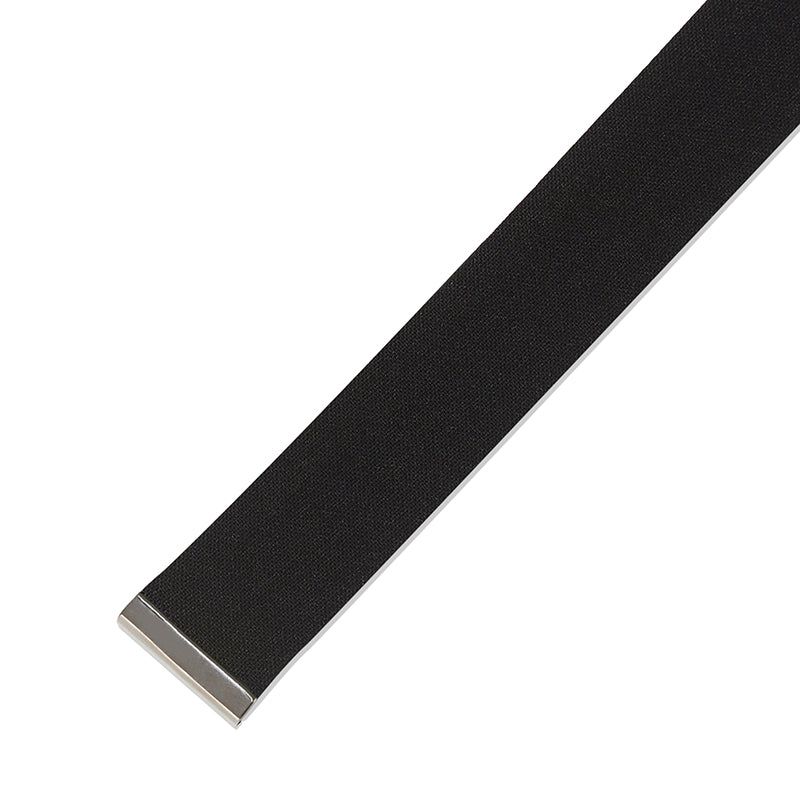 COLLECTION BELT POINT TWO TUCK PANTS [BLACK]