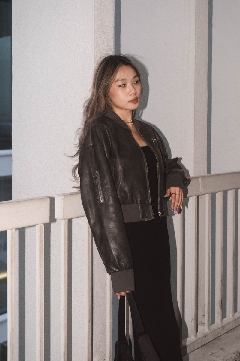 Loved Bomber Faux Leather Jacket - 2 colours