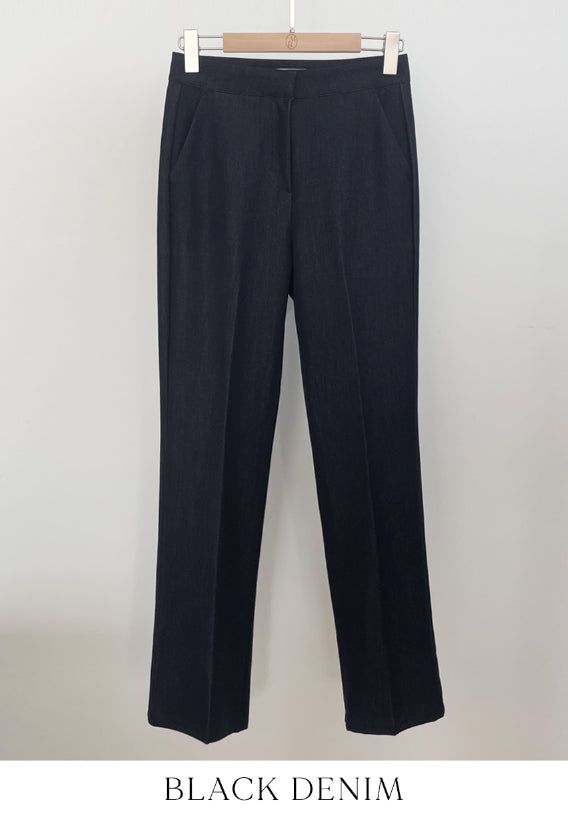 Kane Semi Bootcut Denim Slacks