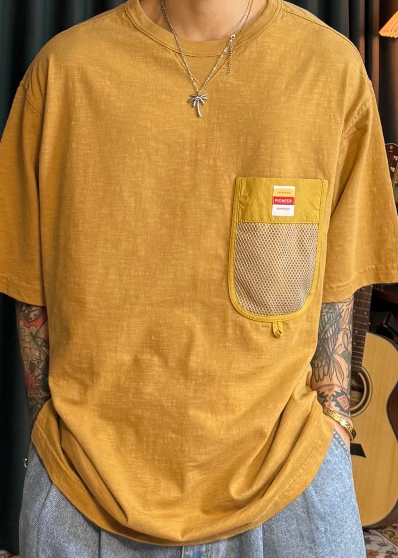 Fishing Pocket Short Sleeve 4COLOR