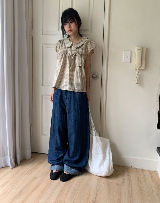 Sma Summer Wide Denim Pants