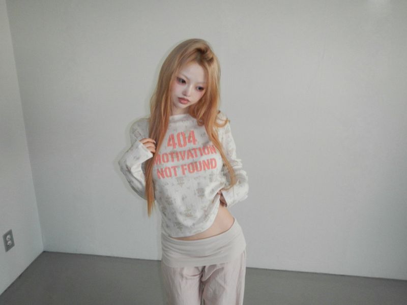 merry-go-round number tee(2 color)