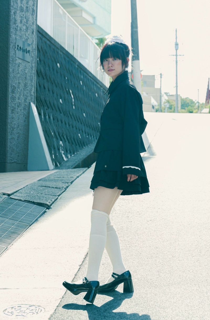 gater tiered skirt(black)