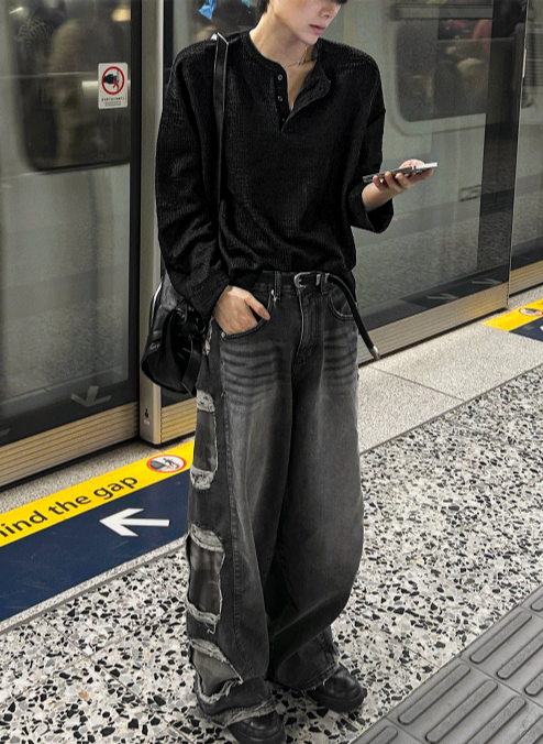 COSYHARU（コシハル）の「ミリタリーカーモワイドデニム（パンツ）」
