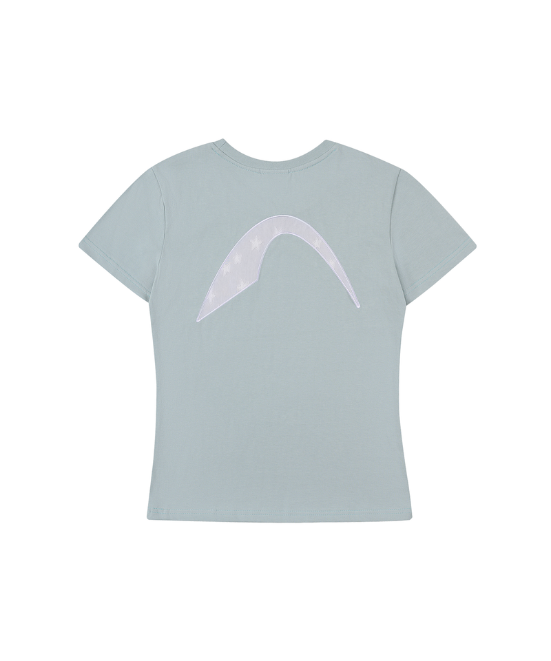 ZEROSI(ゼロシ)の「(W) ZRS シンボル アップリケ Tシャツ (MINT)(トップス)」