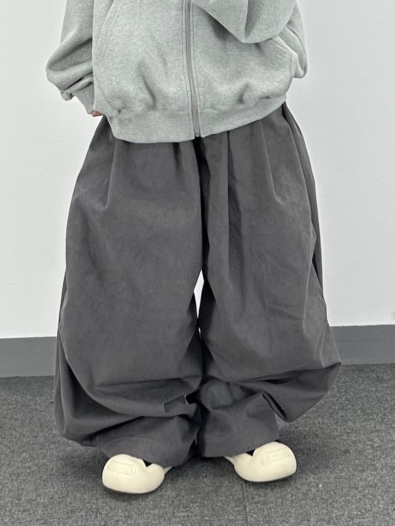 peach big balloon pants