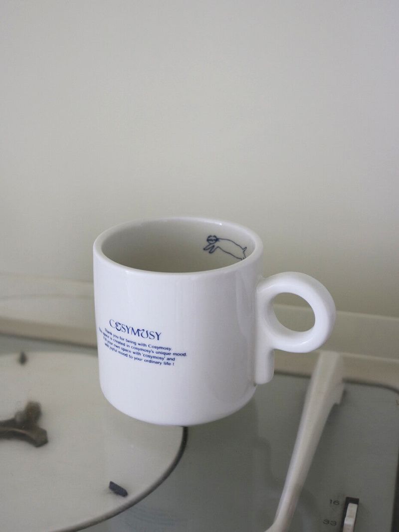 Hiding Cat Mug