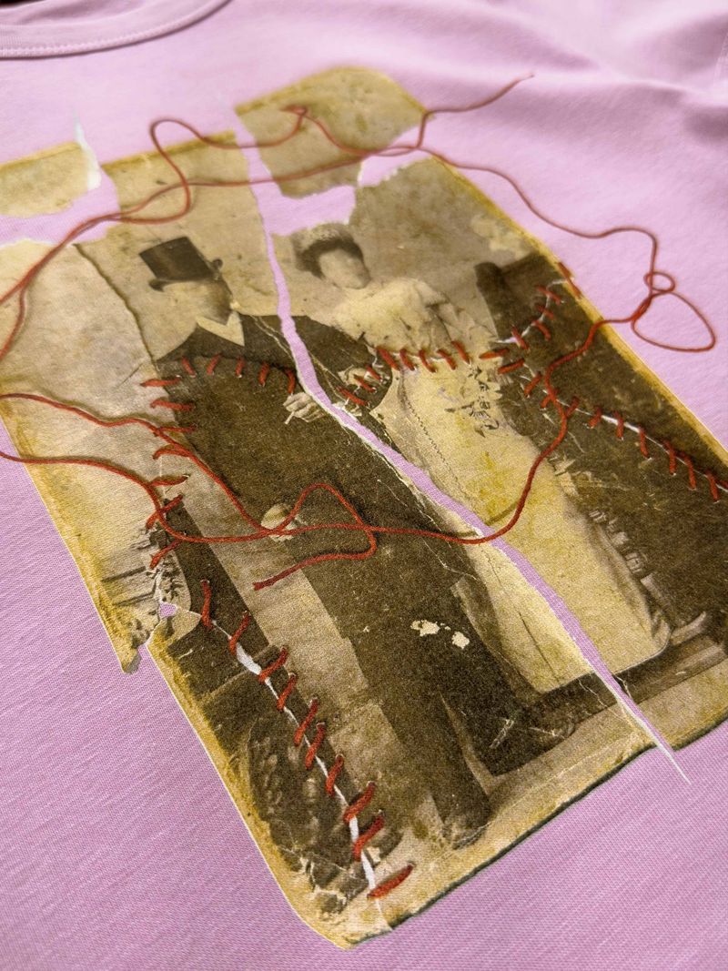 Broken Picture Tee PURPLE