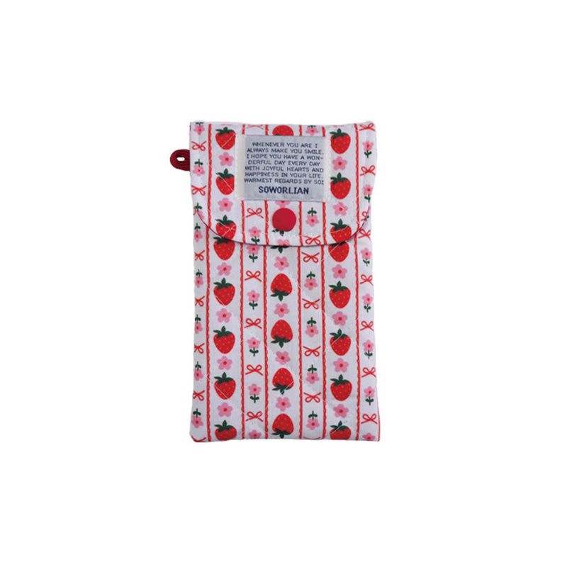 Soworlian(ソウォリアン)の「Pencil Pouch_Ribbon Strawberry(Miscellaneous Goods/Stationery)」