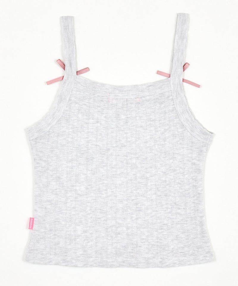 RIBBON SLEEVELESS