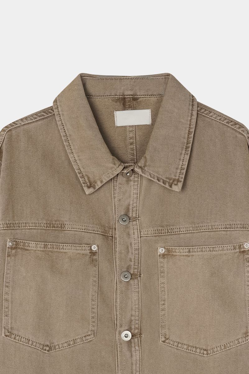 Dyeing Crop Trucker Jacket (No.851)