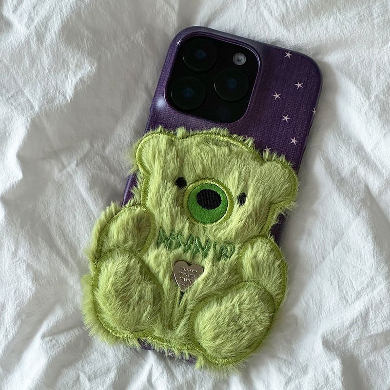 SUN CASE PATCH COZY BEAR GREEN