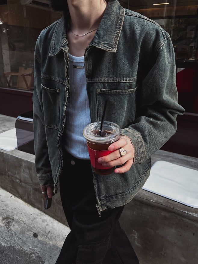 Rogers Rivet Denim Jacket