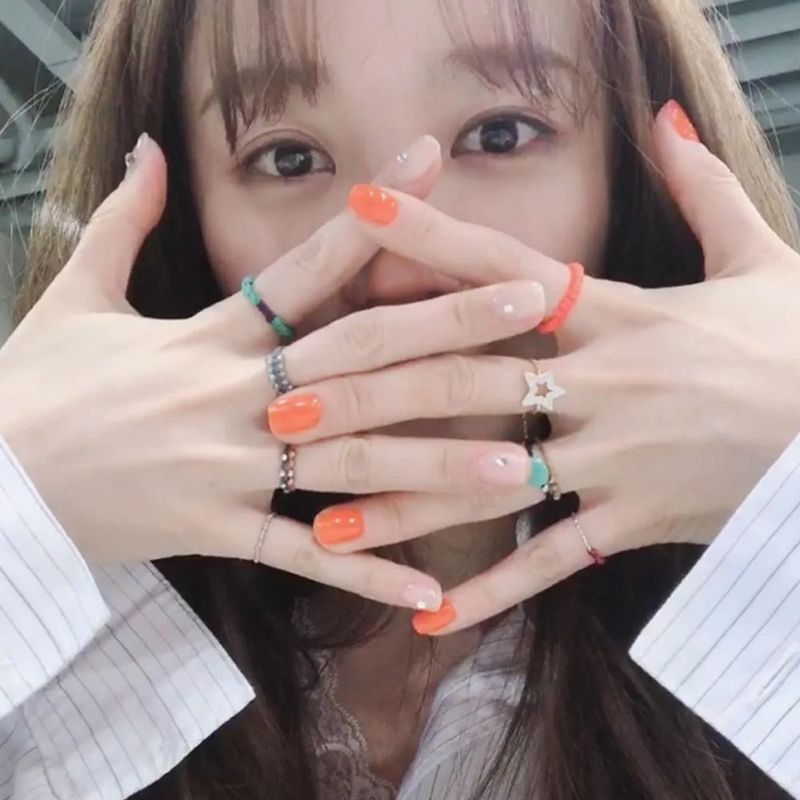 [CCNMADE] 菊 Silver Ring (Light Rainbow)