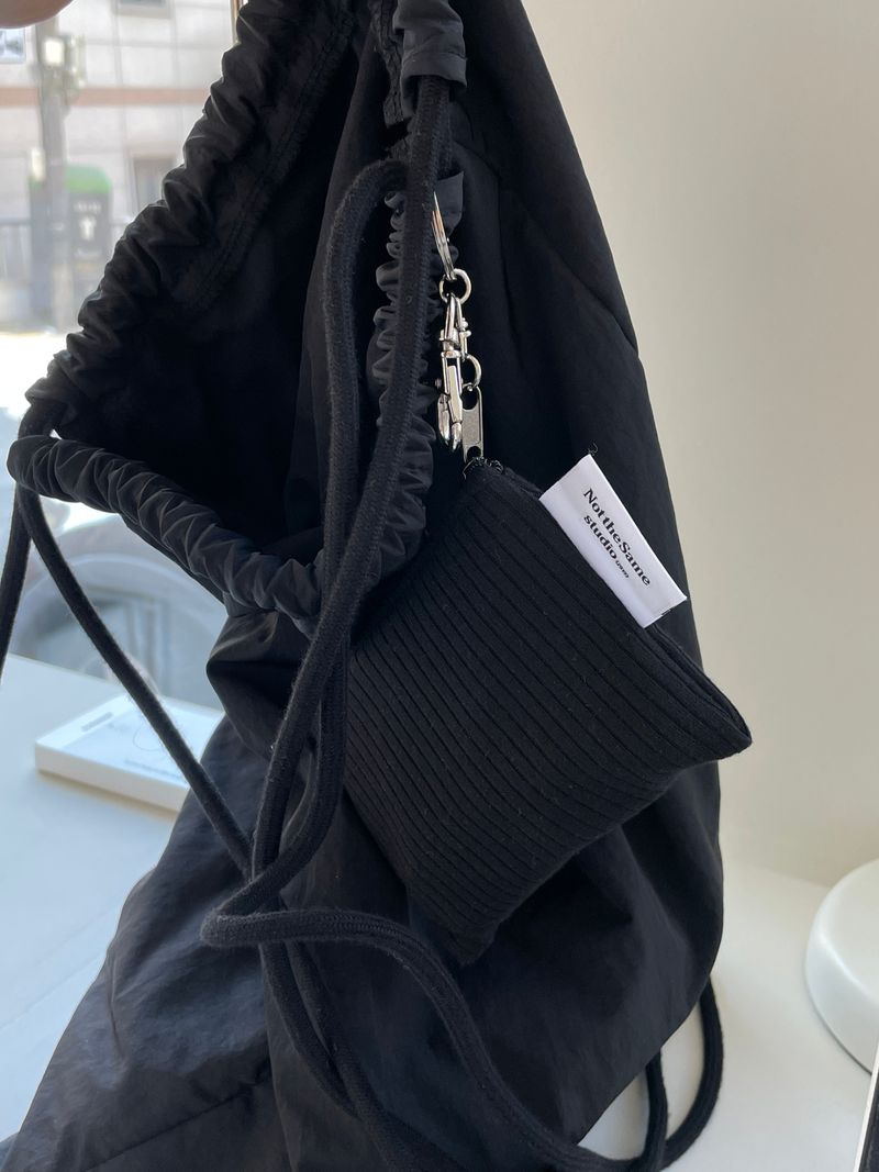 Mini keyring pouch 'dark'